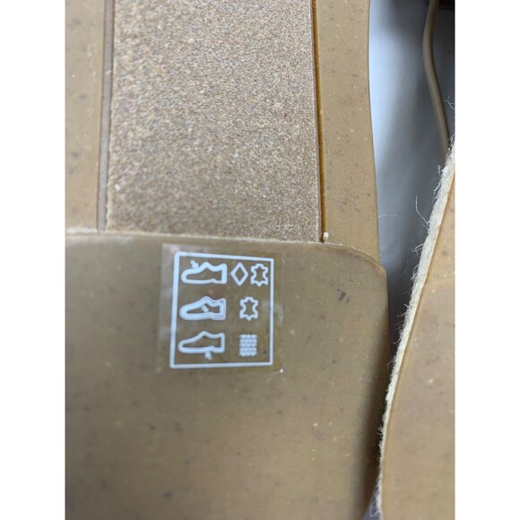 Eileen Fisher Lee Raffia Ballerina Espadrille Flat Shoes Womens 10 Natural NEW - Picture 6 of 12